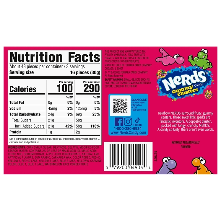 NERDS CLUSTERS THEATER BOX