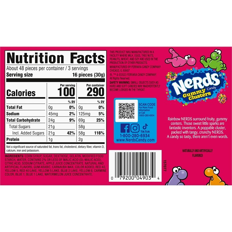 NERDS CLUSTERS THEATER BOX
