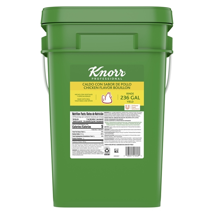 KNORR CALDO DE POLLO CHICKEN BOUILLON PAIL