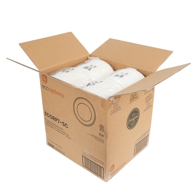 ECOSYSTEMS 7 WHITE MOLDED FIBER PLATE