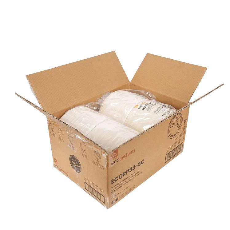 ECOSYSTEMS 9 3 CPMT WHITE MOLDED FIBER PLATE