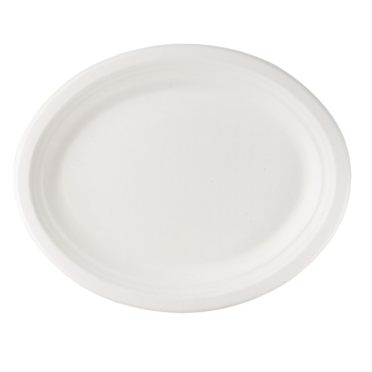 ECOSYSTEMS 10x12.5 WHITE MOLDED FIBER PLATTER