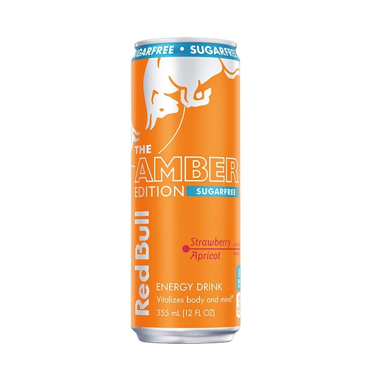 RED BULL ENERGY AMBER EDITION SUGAR FREE 12 OZ