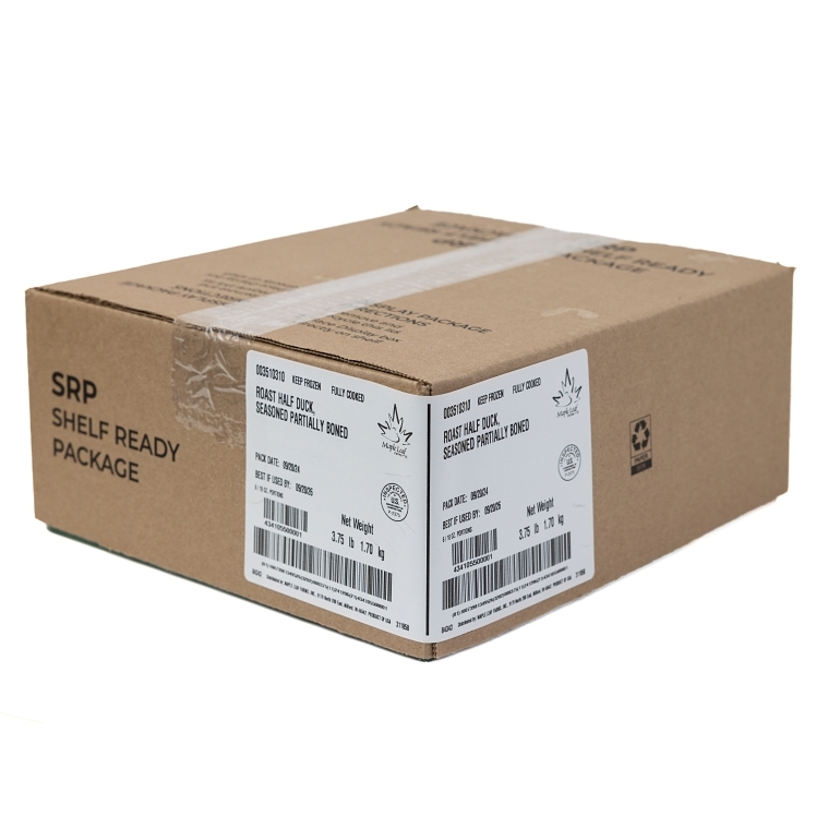 MAPLE LEAF COOKED HALF DUCK 10 OZ FZN