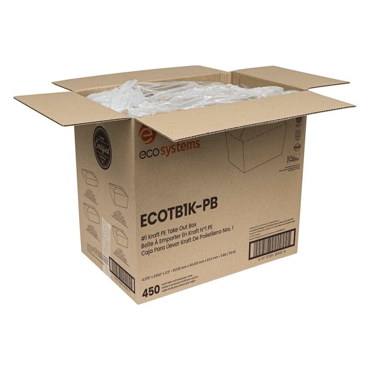 ECOSYSTEMS PAPERBOARD CATERING BOX KRAFT #1