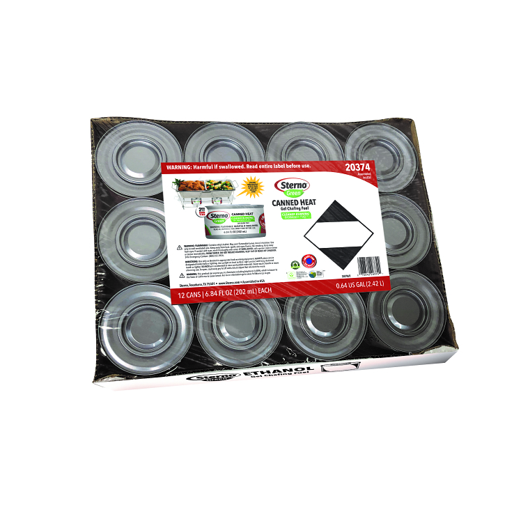 STERNO HANDY FUEL 2 HR ETHANOL GEL 12PK