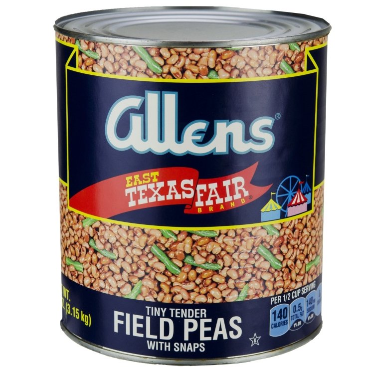 ALLENS PEA, FIELD WITH SNAP 1 SIEVE CANNED