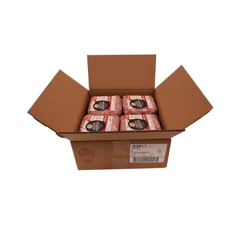 HATFIELD RAW GROUND PORK 80/20 REF BRICK