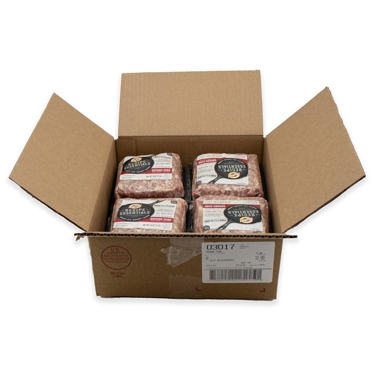 HATFIELD RAW GROUND PORK 80/20 REF BRICK