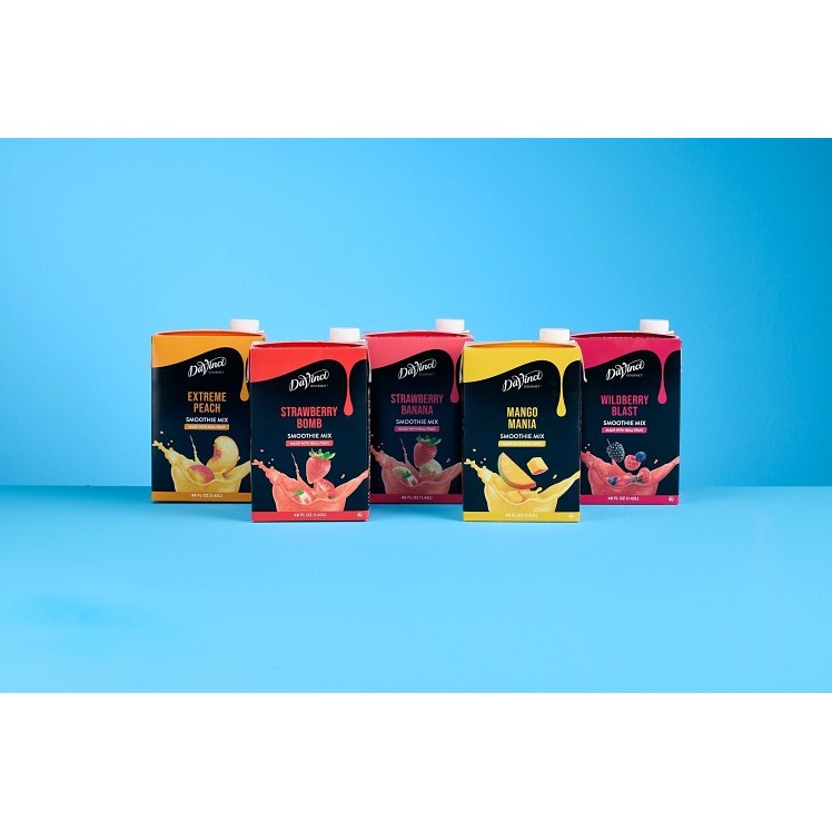 DAVINCI SMOOTHIE STRAWBERRY BOMB CARTON SHELF STABLE