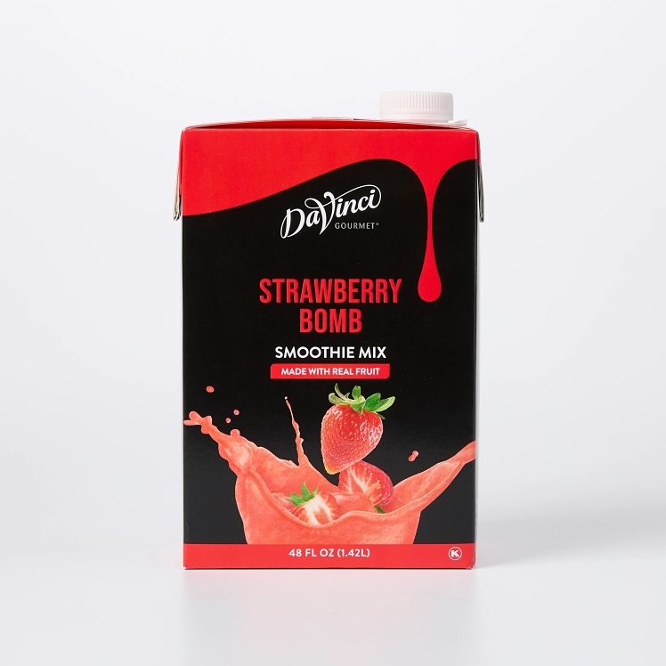 DAVINCI SMOOTHIE STRAWBERRY BOMB CARTON SHELF STABLE