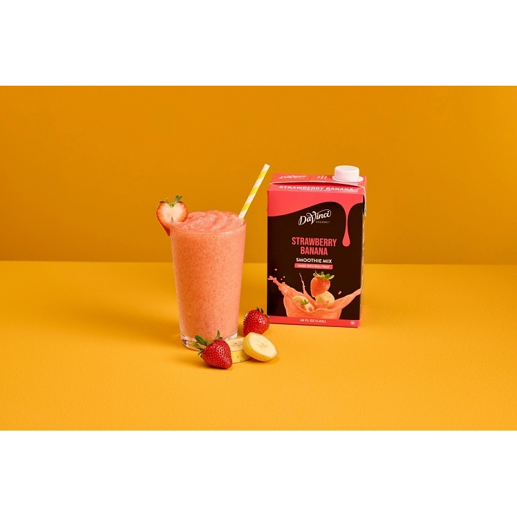 DAVINCI SMOOTHIE STRAWBERRY BANANA CARTON SHELF STABLE