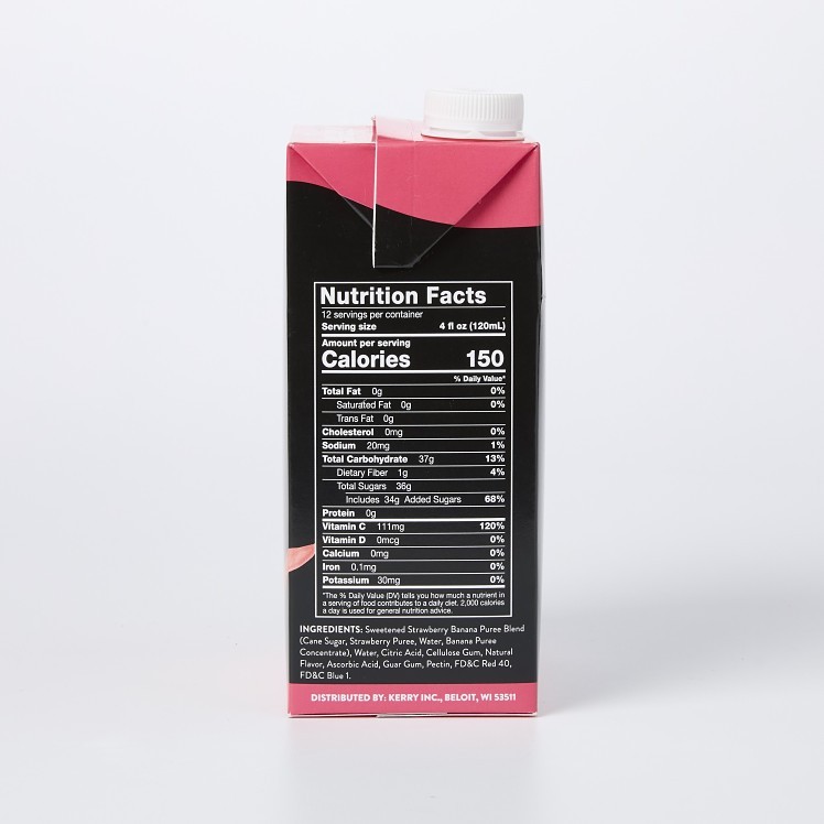 DAVINCI SMOOTHIE STRAWBERRY BANANA CARTON SHELF STABLE