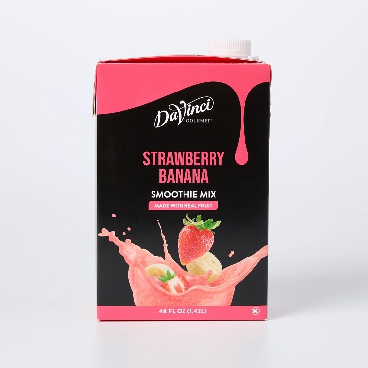 DAVINCI SMOOTHIE STRAWBERRY BANANA CARTON SHELF STABLE