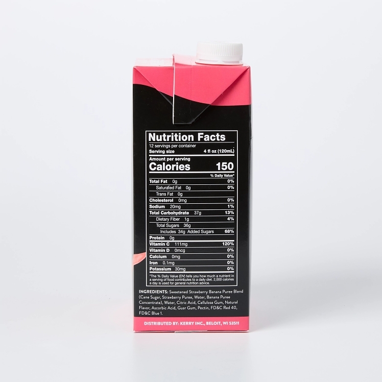 DAVINCI SMOOTHIE STRAWBERRY BANANA CARTON SHELF STABLE