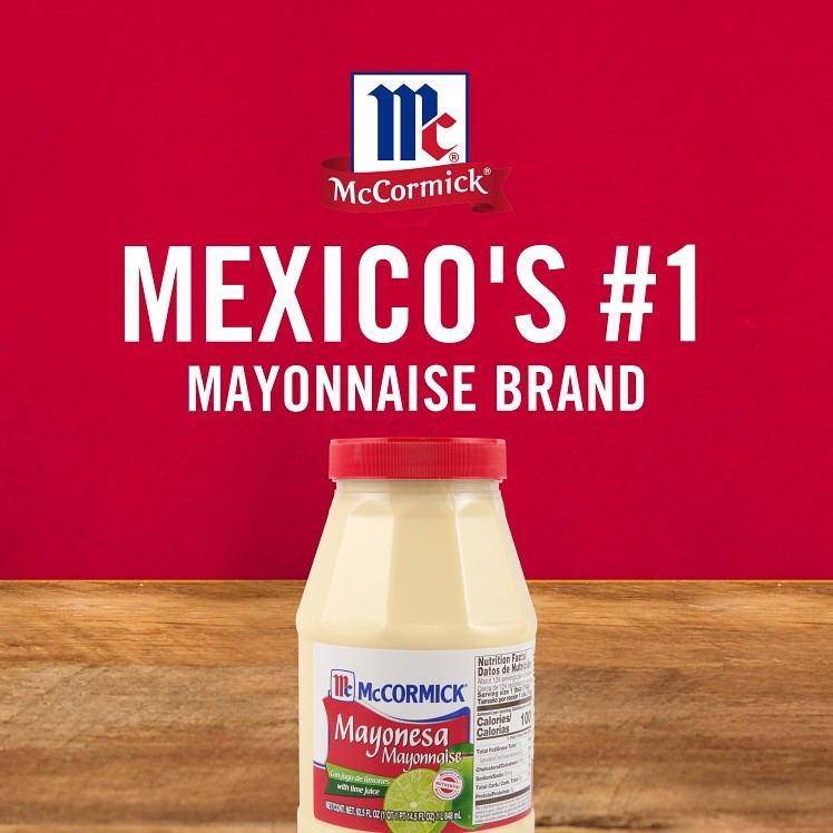 MCCORMICK MAYONESA (MAYONNAISE) WITH LIME JUICE 62.5 OZ