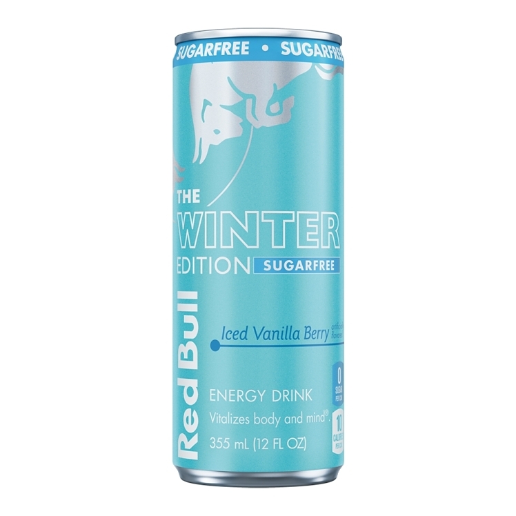 RED BULL ICED VANILLA BERRY SUGARFREE 12OZ