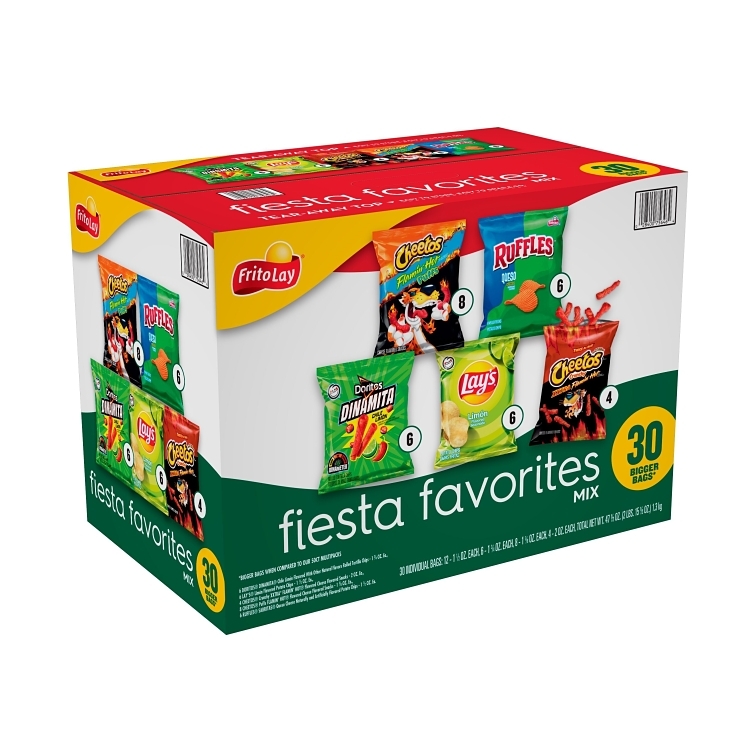 FRITO-LAY VARIETY PACK 30CT VP FIESTA FAVORITES