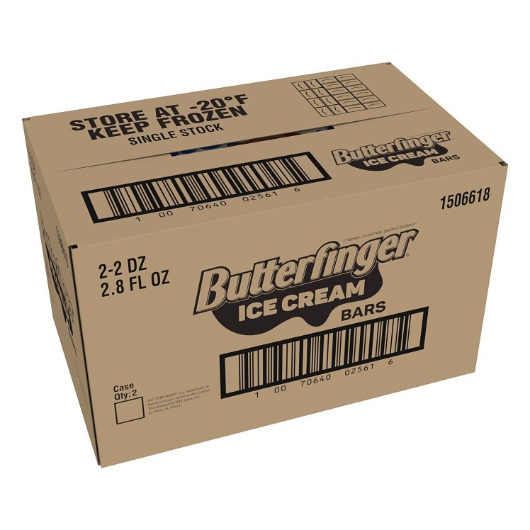BUTTERFINGER ICE CREAM BAR
