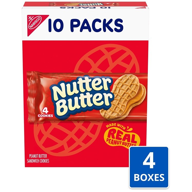 Nutter Butter Peanut Butter Sandwich Cookies Single Serve