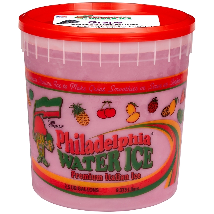 PHILADELPHIA WATER ICE ITALIAN ICE GRAPE