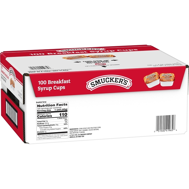 SMUCKER'S 1.4 OUNCE BREAKFAST SYRUP PC