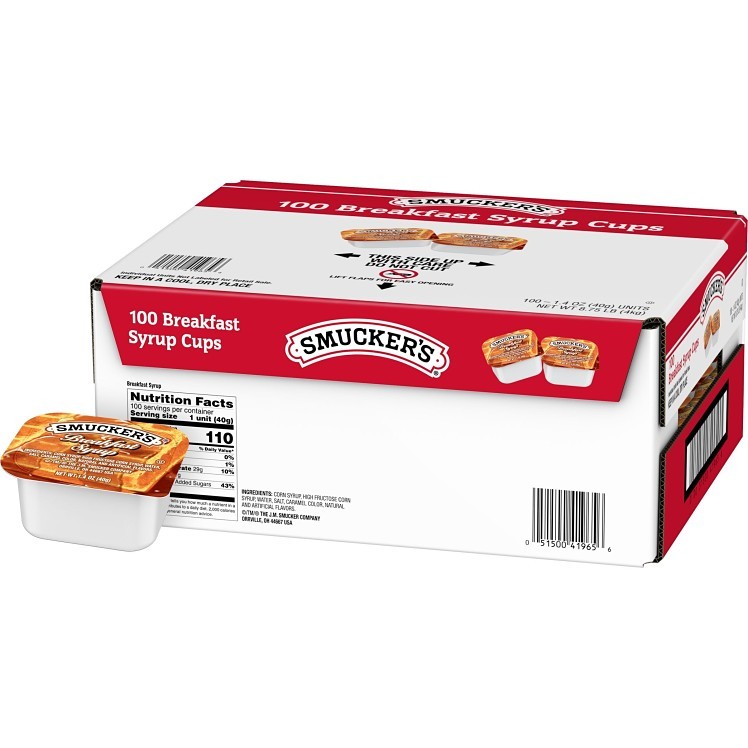 SMUCKER'S 1.4 OUNCE BREAKFAST SYRUP PC