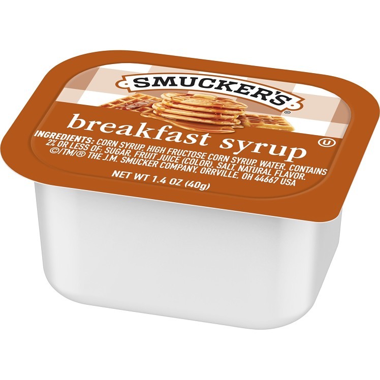 SMUCKER'S 1.4 OUNCE BREAKFAST SYRUP PC