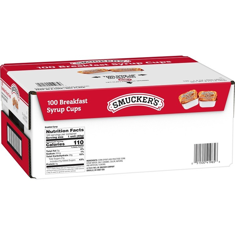 SMUCKER'S 1.4 OUNCE BREAKFAST SYRUP PC