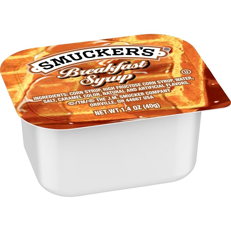 SMUCKER'S 1.4 OUNCE BREAKFAST SYRUP PC