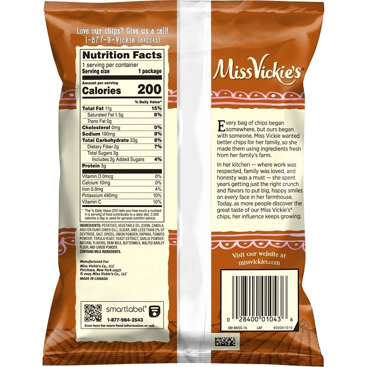 MISS VICKIE'S ASSORTED KETTLE CHIPS