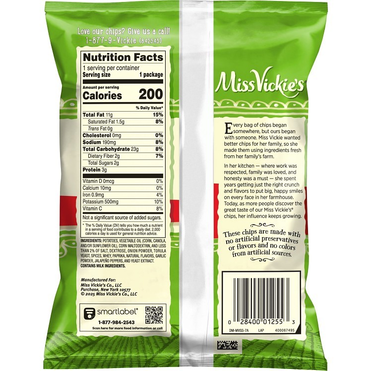 MISS VICKIE'S ASSORTED KETTLE CHIPS