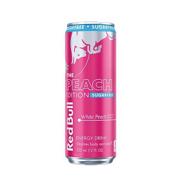 RED BULL SUGARFEE PEACH EDITION 12 OZ