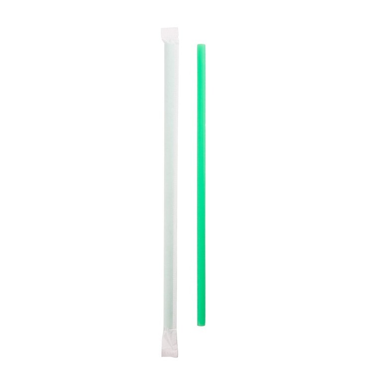 JOVIALS 12 GIANT GREEN STRAW PAPER WRAPPED