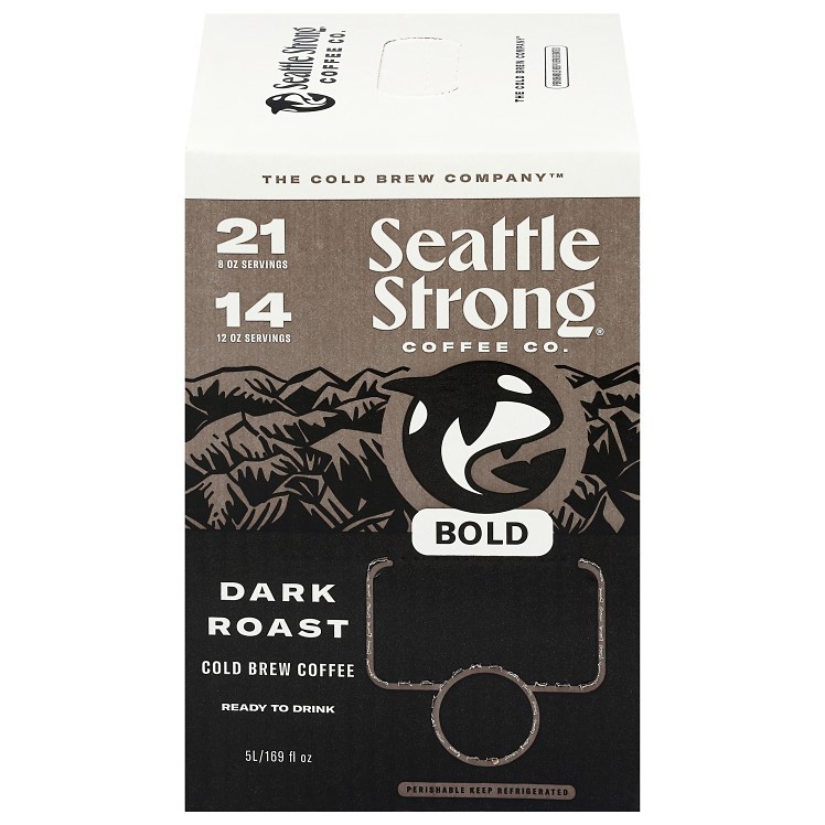 SEATTLE STRONG COLD BREWED COFFEE BOLD RTD