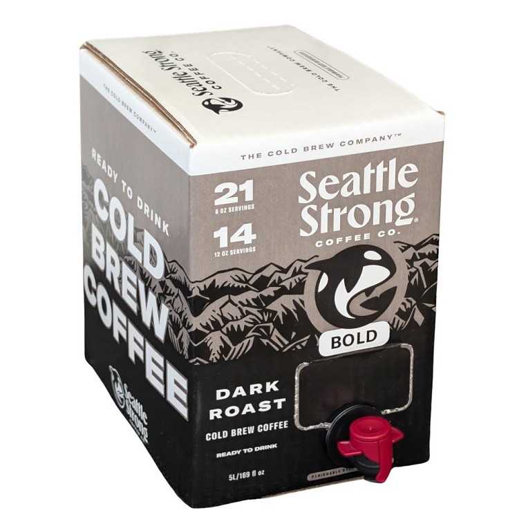 SEATTLE STRONG COLD BREWED COFFEE BOLD RTD