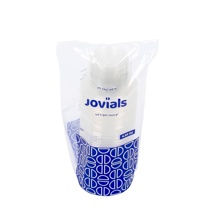 JOVIALS 4OZ CLEAR POLYPROPYLENE PORTION CUP