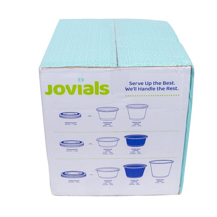JOVIALS 4OZ CLEAR POLYPROPYLENE PORTION CUP