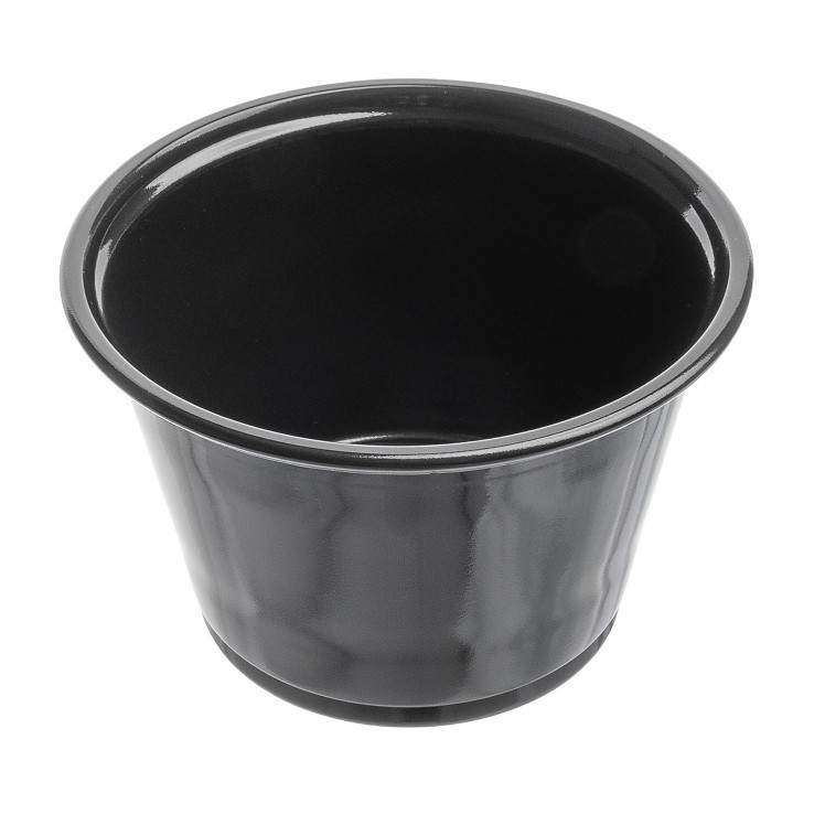JOVIALS 4 OZ BLACK POLYPROPYLENE PORTION CUP