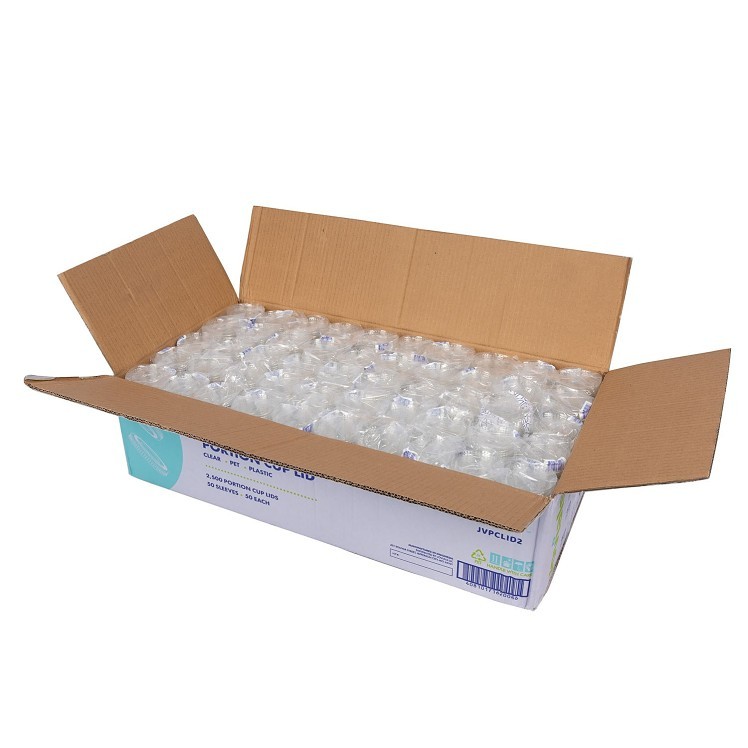 JOVIALS 2 OZ CLEAR PET PORTION CUP LID