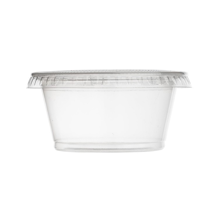 JOVIALS 3.25 - 4 OZ CLEAR PET PORTION CUP LID