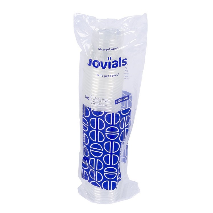 JOVIALS 1 OZ CLEAR POLYPROPYLENE PORTION CUP