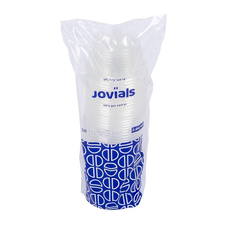 JOVIALS 2OZ CLEAR POLYPROPYLENE PORTION CUP