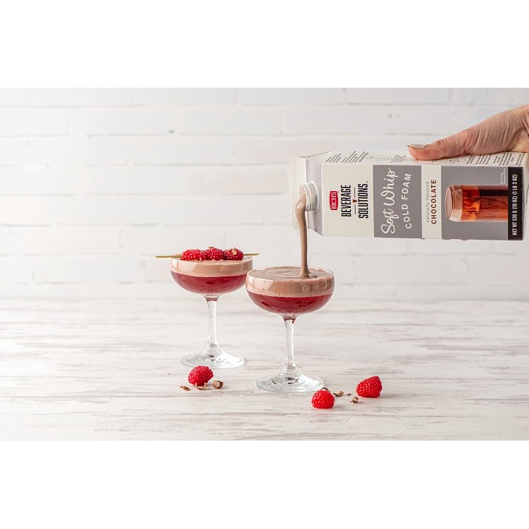 RICH'S ON TOP SOFT WHIP POURABLE TOPPING CHOCOLATE 12/1.19 LB