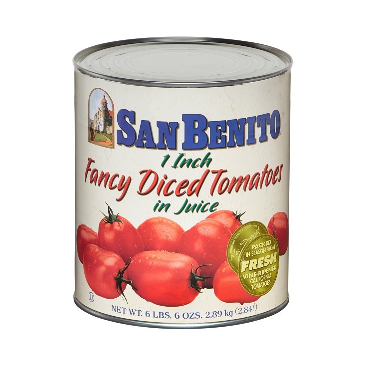 SAN BENITO FANCY DICED TOMATOES IN JUICE 1 INCH