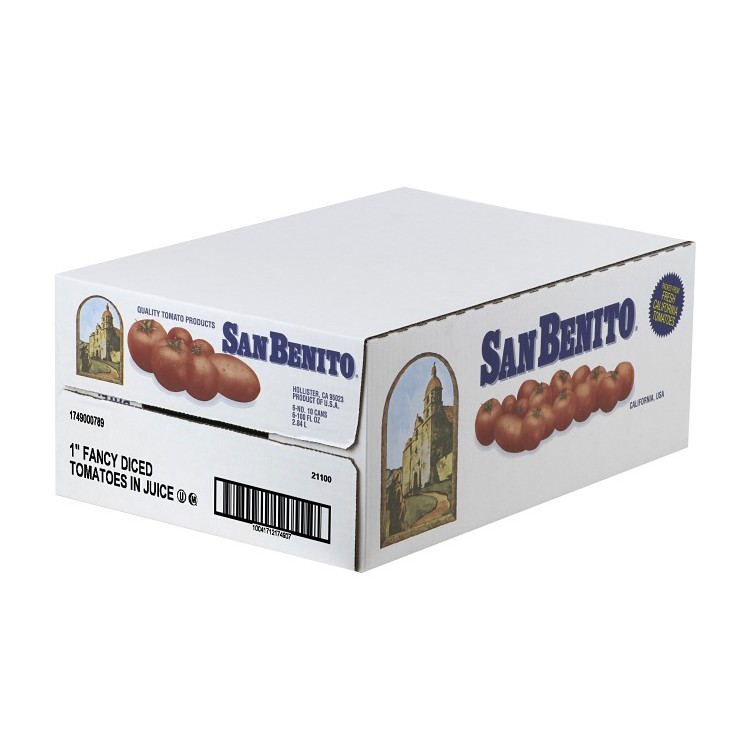 SAN BENITO FANCY DICED TOMATOES IN JUICE 1 INCH