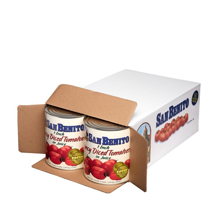 SAN BENITO FANCY DICED TOMATOES IN JUICE 1 INCH