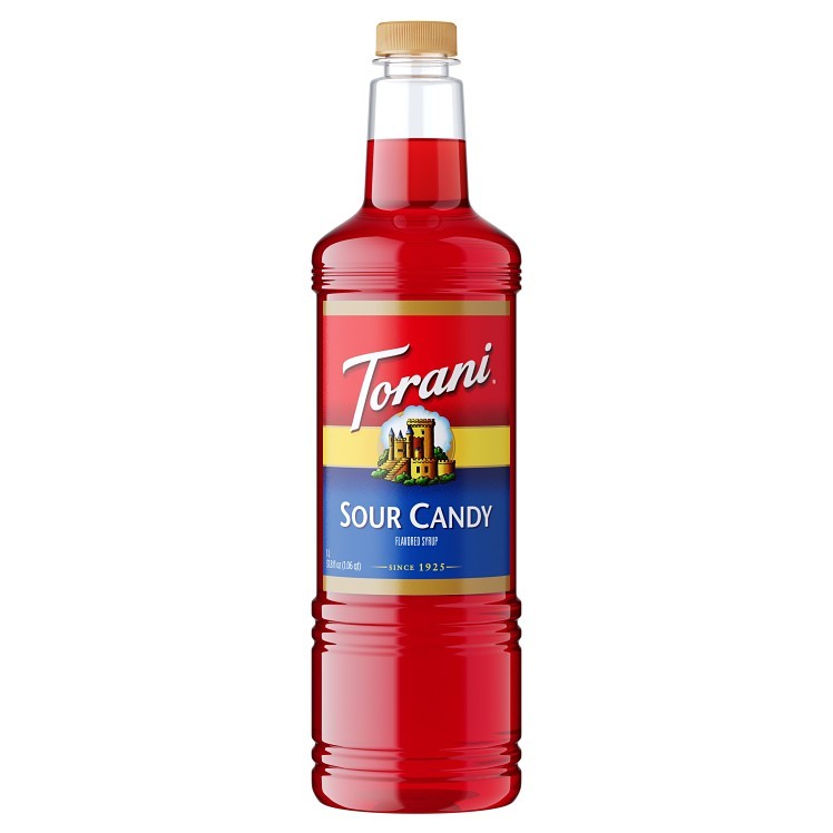 TORANI SOUR CANDY SYRUP PET 1 LTR