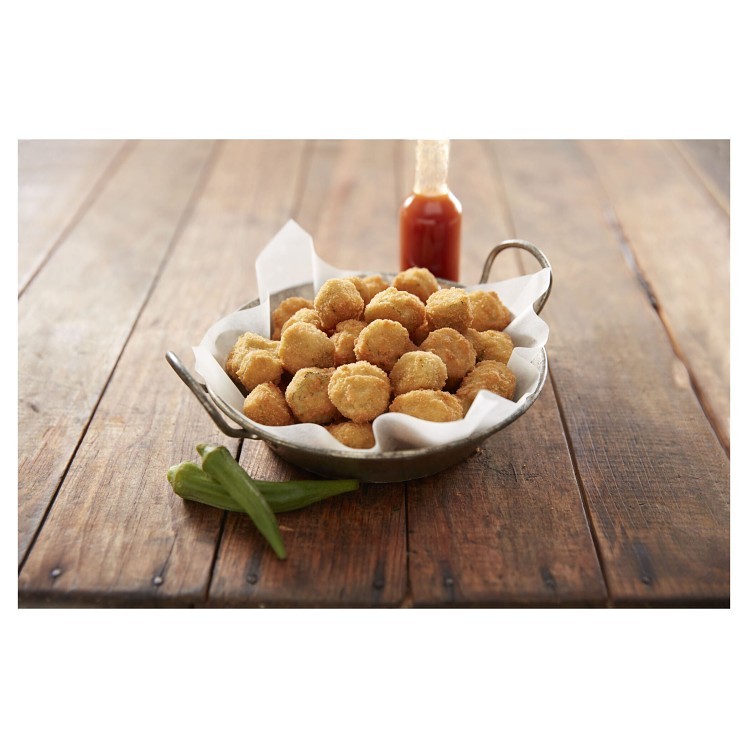 STILWELL OKRA, BREADED HEAVY SLICED ROUND RAW FRIED FROZEN 4