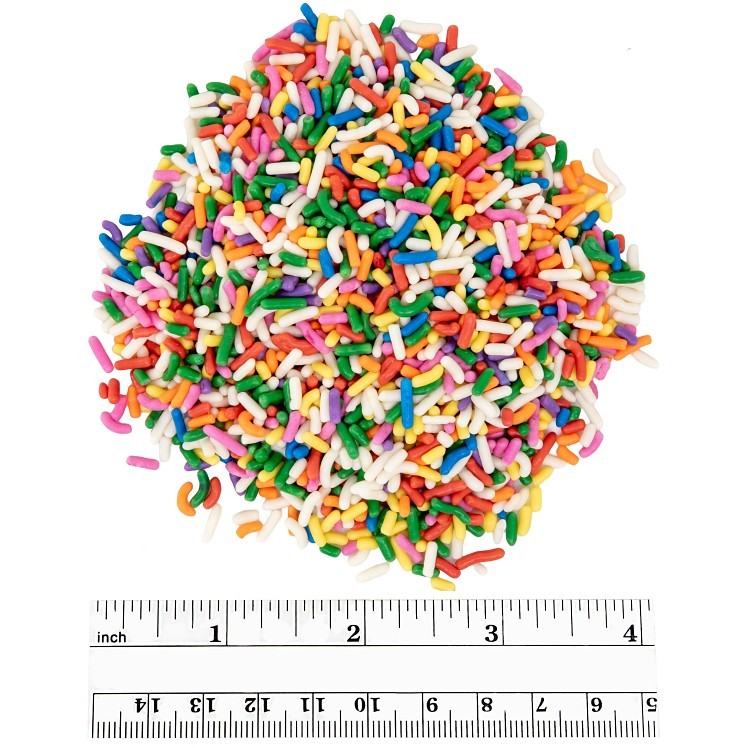 TR TOPPERS RAINBOW 8 SPRINKLES - NA RED